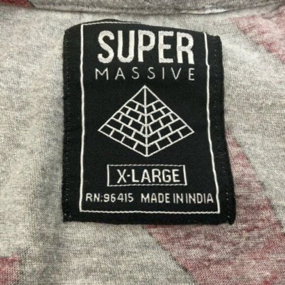 SUPER Massive Beer Pong Gray XL T-Shirt Tee - Picture 4 of 5